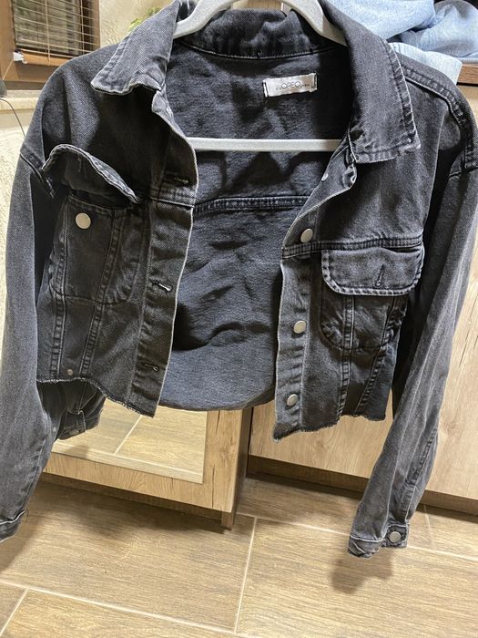 Късо дънково яке