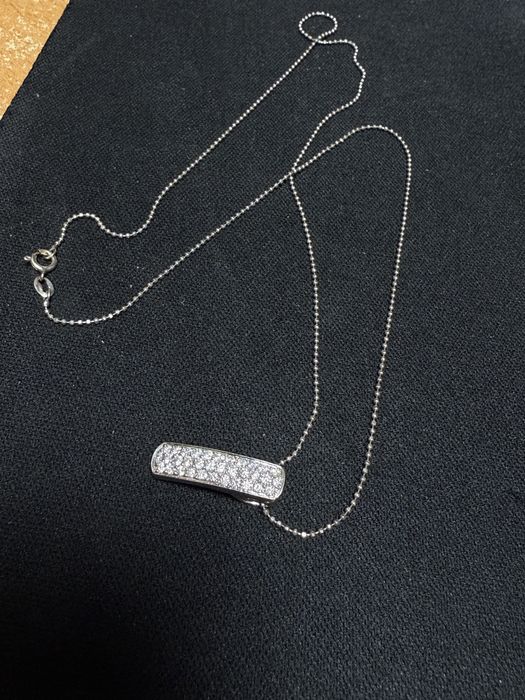 Цепь с подвеской с бриллиантами