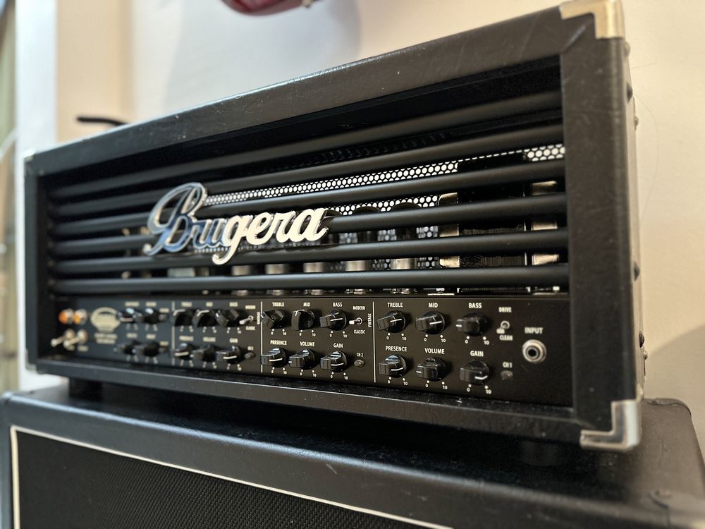 Amplificator Bugera Trirec Infinium + cabinet Harley Benton G212