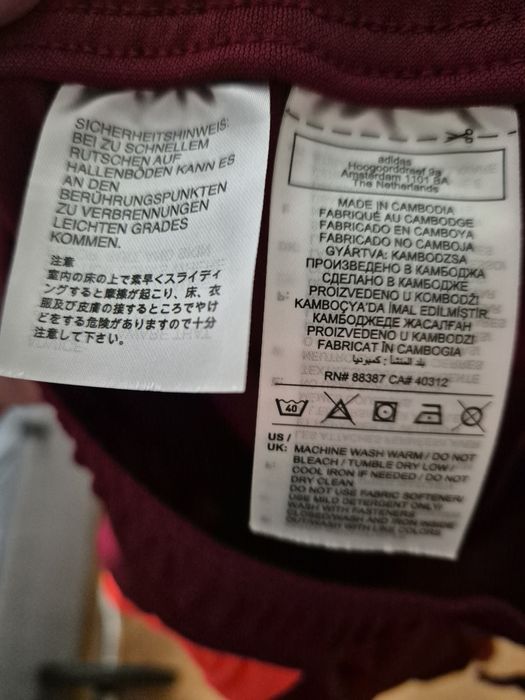 Оригинално футболно долнище Adidas Roma / Рома - Размер Л - НОВО