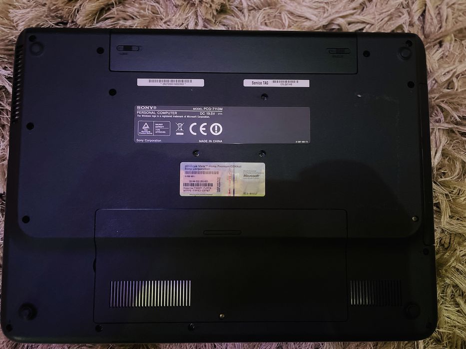 Laptop Sony Vaio VGN-NR21E/S - 15.4” - 2 GB RAM - HDD 160 GB