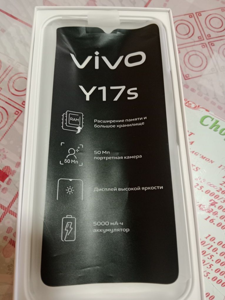 Y 17 S VIVO telefon yaxshi zur idyal telefon