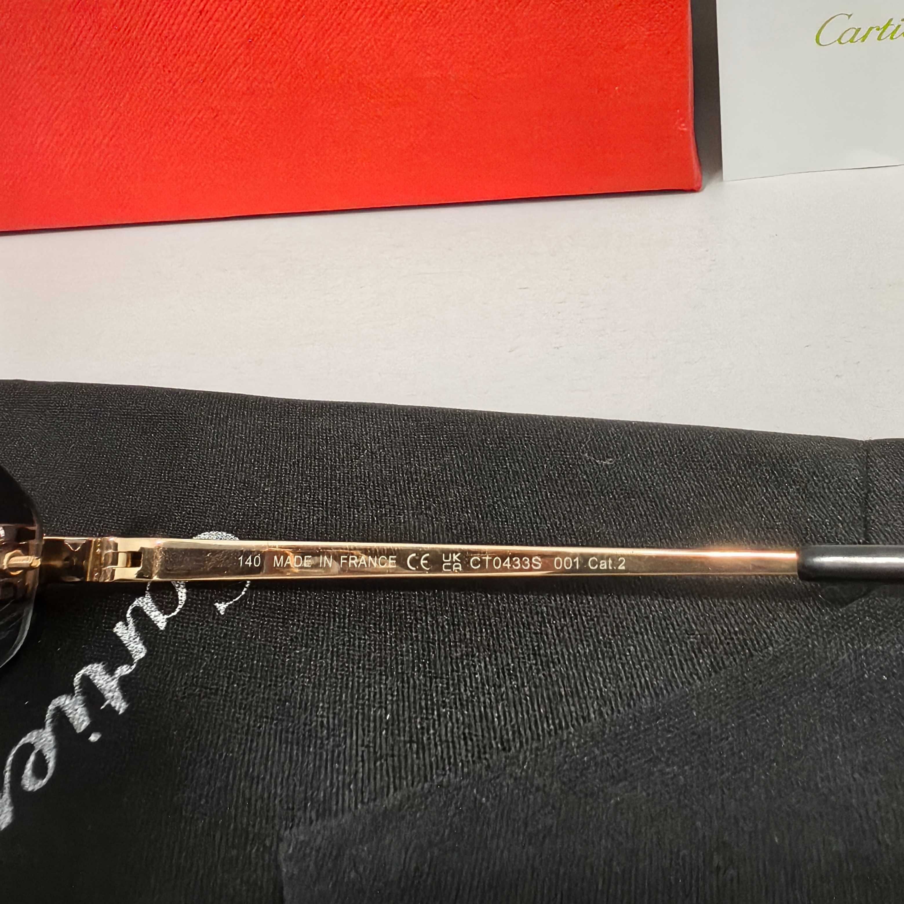 Дамски слънчеви очила CARTIER CT0433S чисто нови с кутия