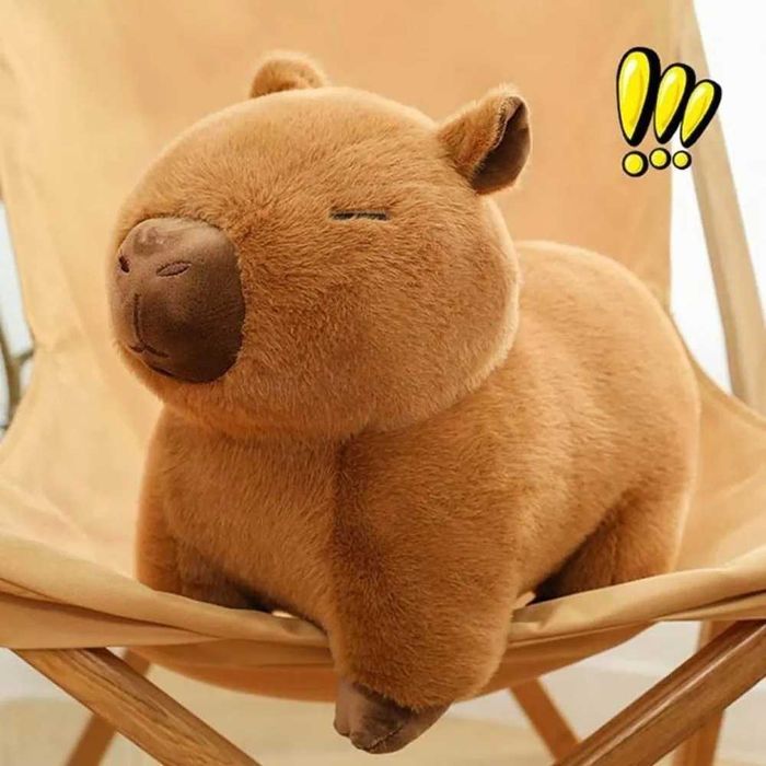 Плюшена играчка Капибара Реалистична 30см, плюшени играчки Capybara