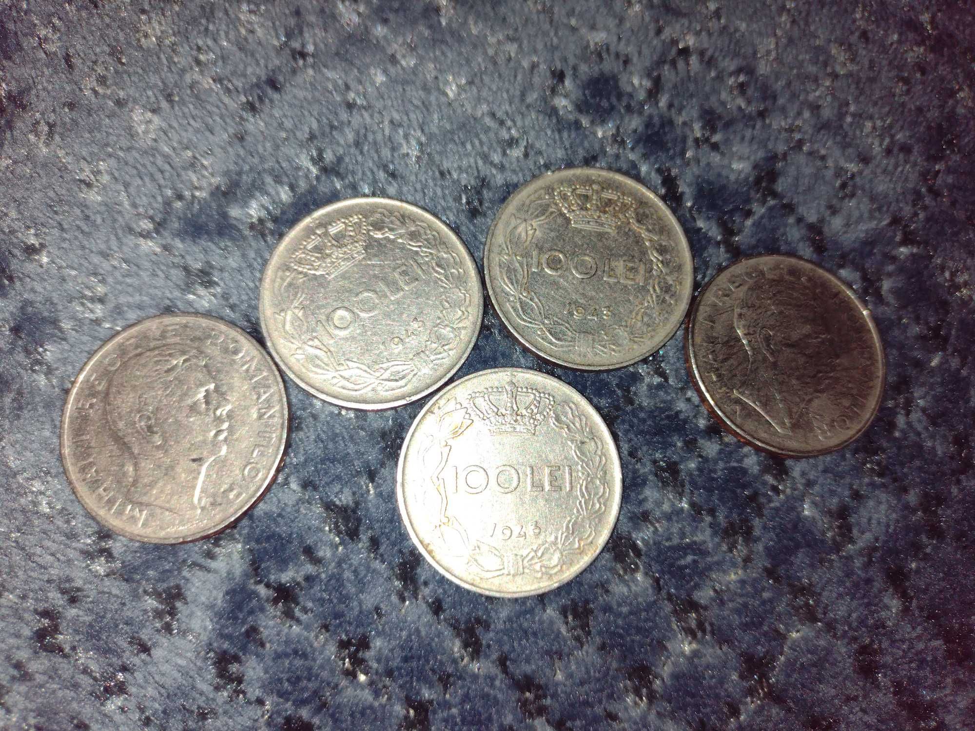 Monezi argint 100 lei Mihai I Regele Românilor - ani 1943/1944