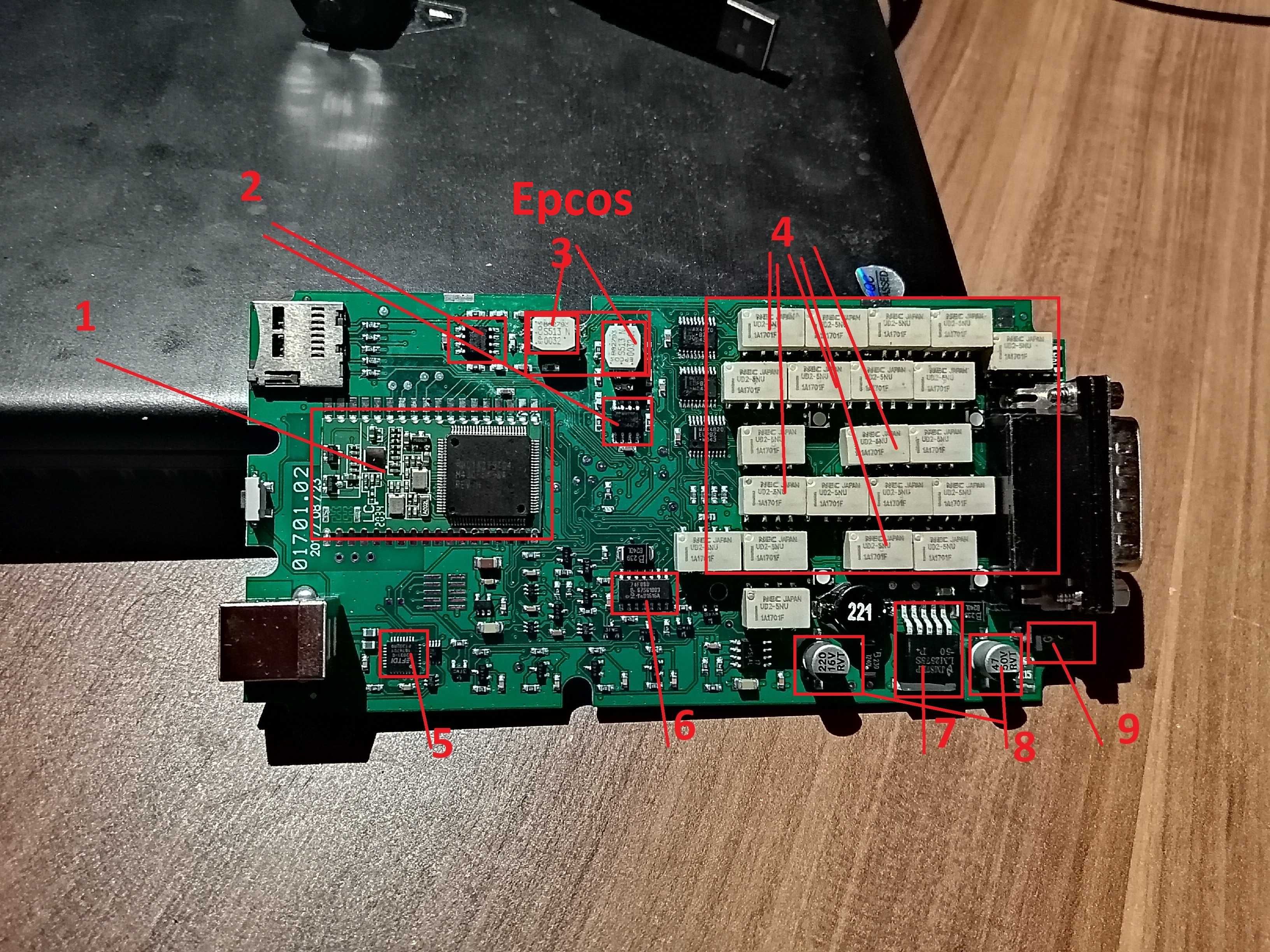 Tester Auto Multimarca DELPHI DS150E PRO  FW 4801 ORIGINAL 1 PCB 2024