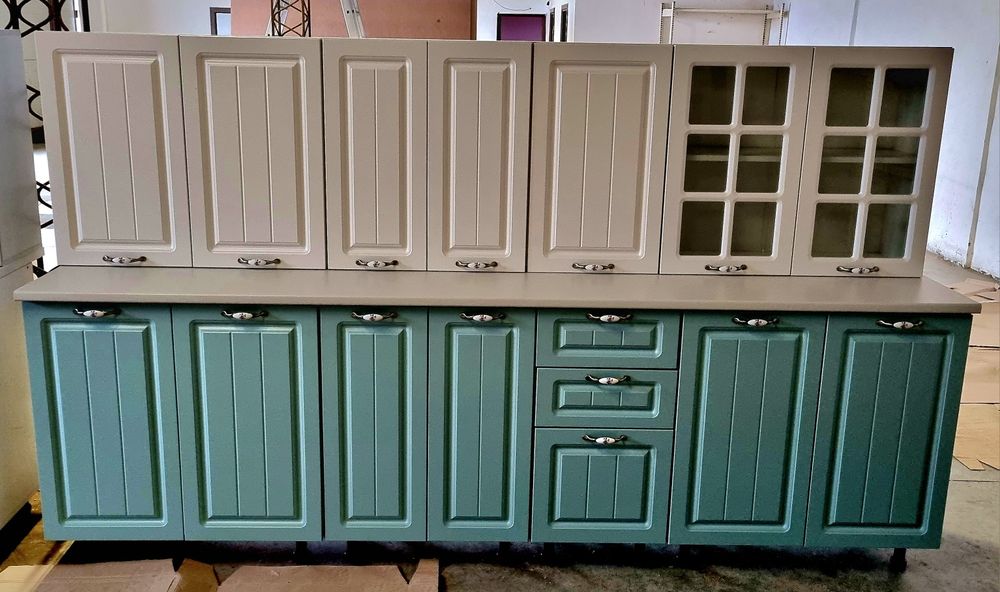 Mobila de bucatarie noua cu fronturi mdf in 2 culori, SOFT close