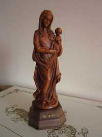 cadou rar Fecioara Maria Mariazell 2 statuete mica+mare Germany'60