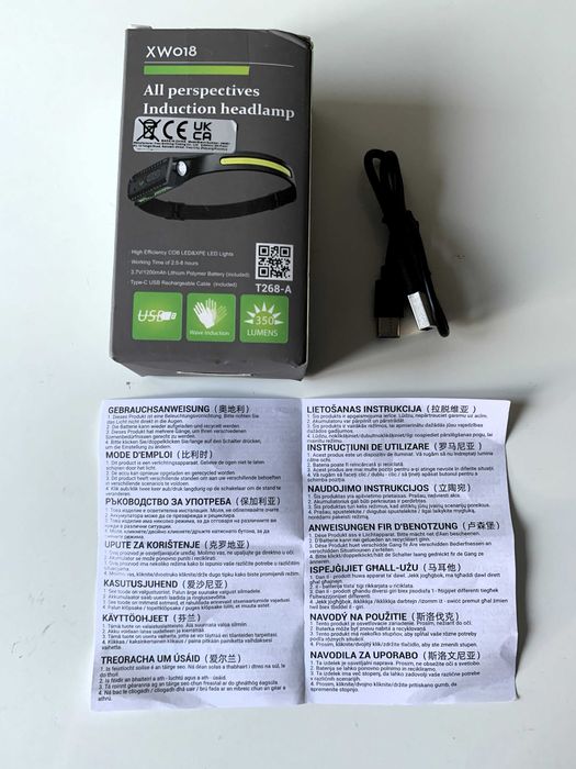 Lanterna de cap noua cu banda de LED-uri