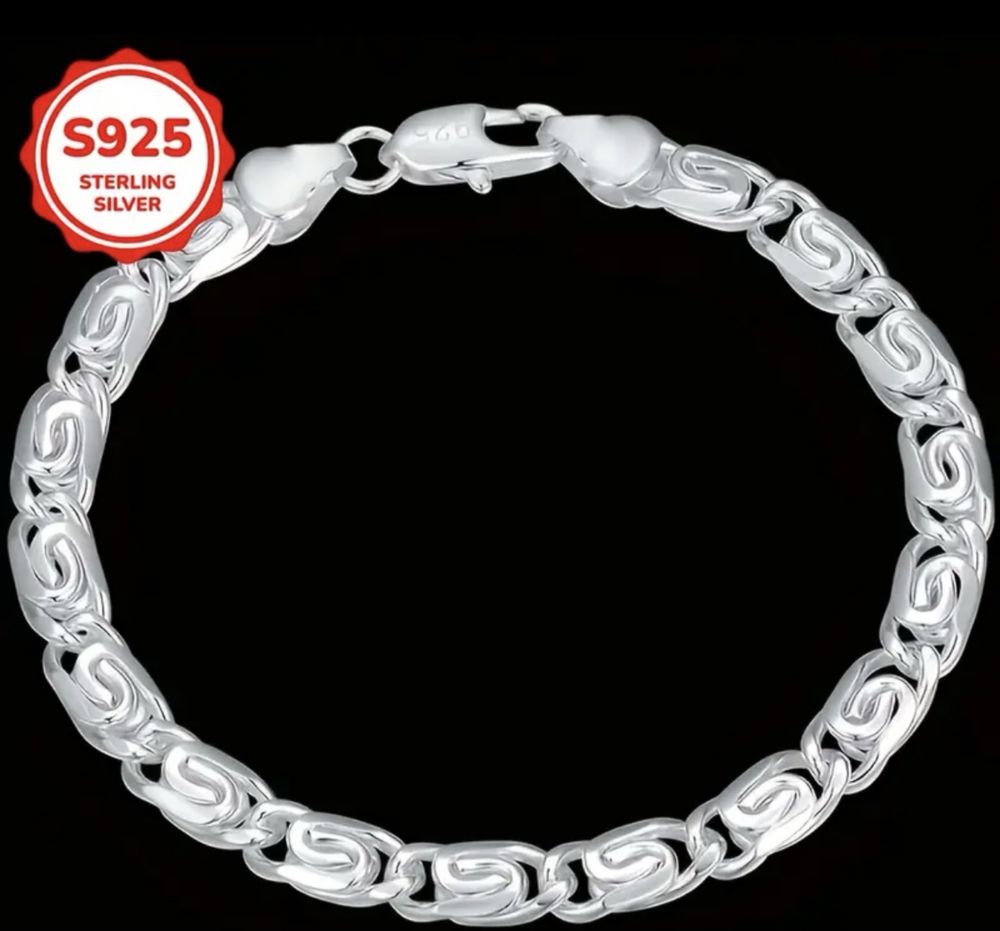S925 Сребро - Сребърна гривна