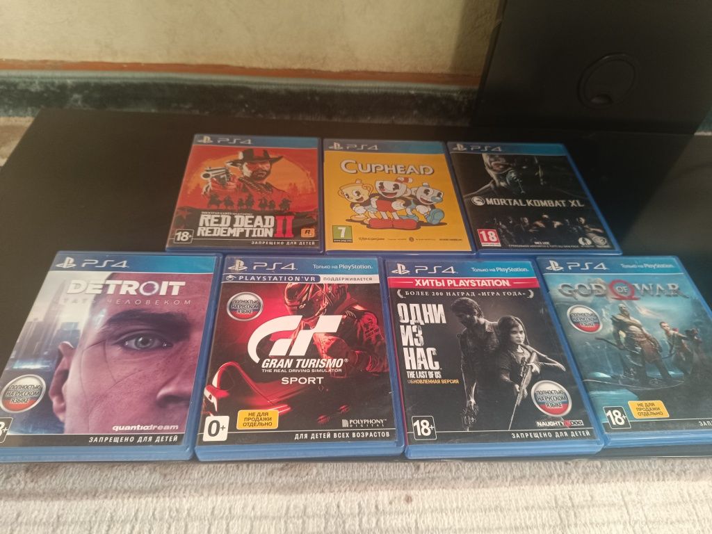 Игры для playstation 4, цены на каждую в описании