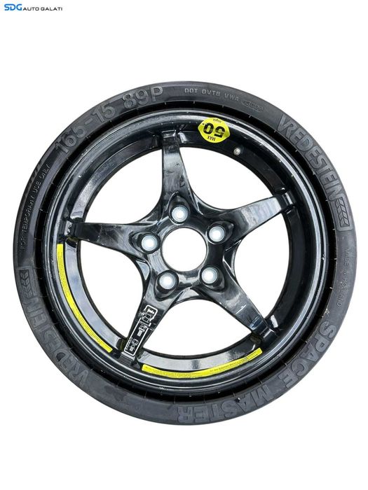 Roata Janta Rezerva Aliaj 5x112 165 15 Mercedes CLK W208 1996 - 2002 Cod A1705840538 2034012002 [B4190]