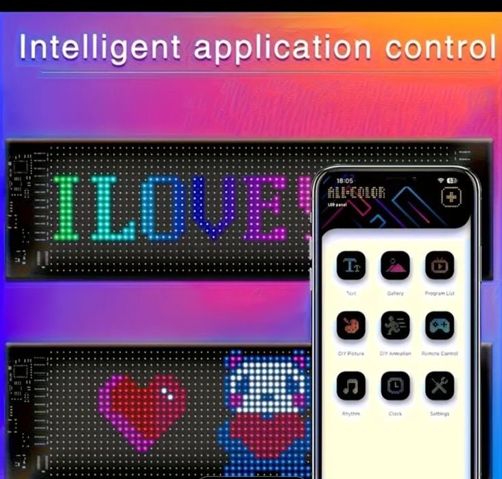 Светодиодная лента на лобовое