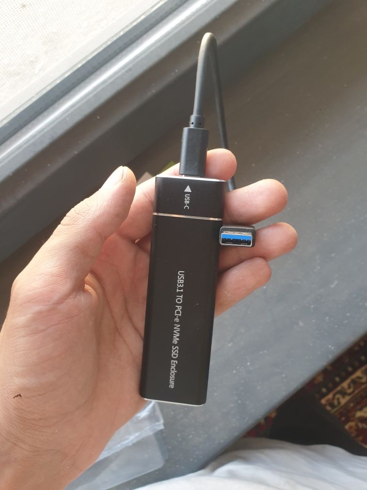 M2 ssd tashqi , внешний  хард 128 gb Walram firmasiniki