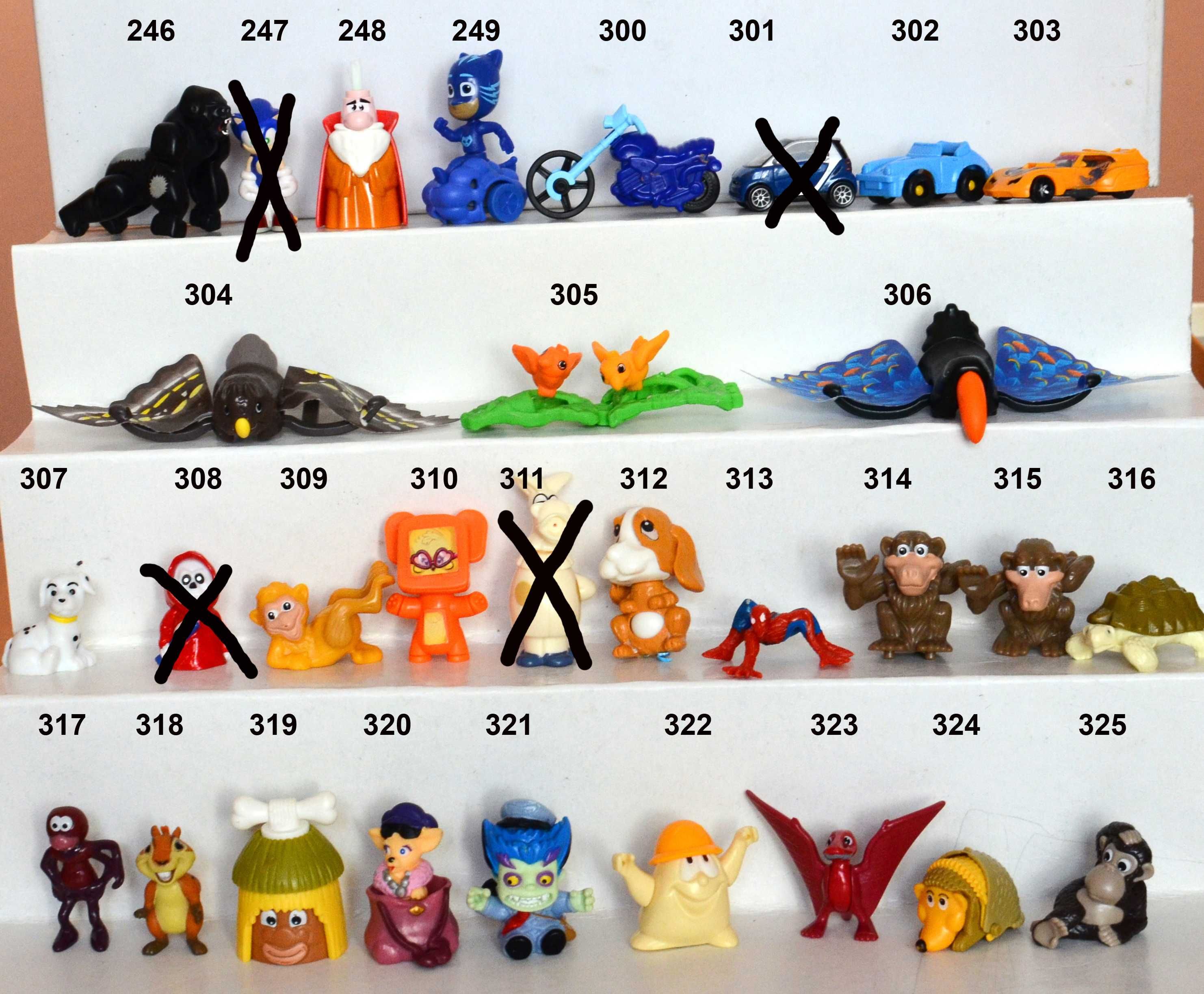 400 Киндер играчки от яйца Kinder Surprise