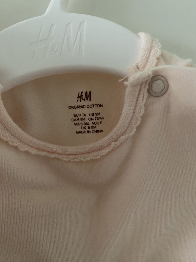 2 бебешки рокли с боди H&M