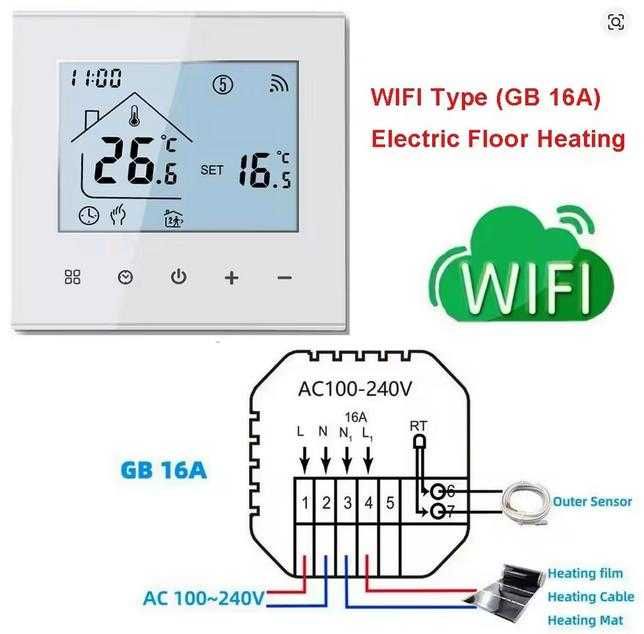 Продавам Wi-Fi контролери Tuya 230V/16A за подово отопление.