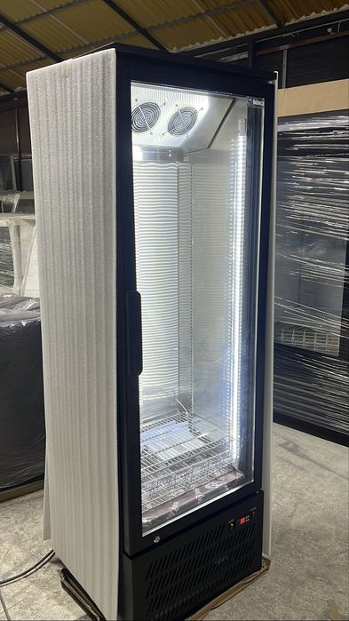 Vitrina frigorifica verticala/interior inox/racire ventilata/187cm/NOU