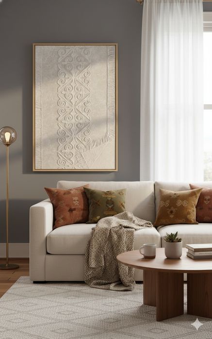 Картина барельеф. Ковер. Этно