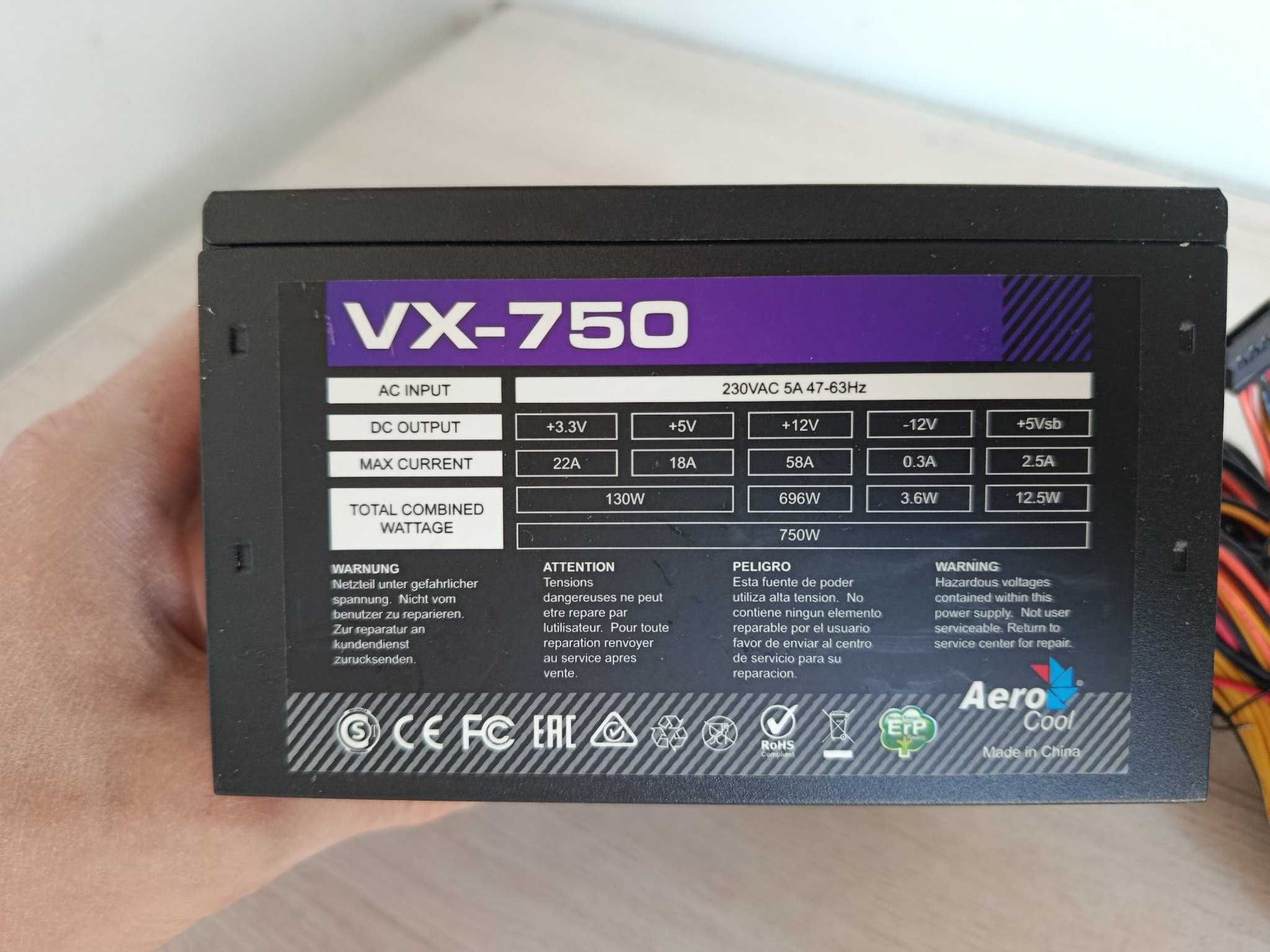 Блок питания, HUNTKEY, Gaming power, 550 w,Aerocool,  качество,ноутбук