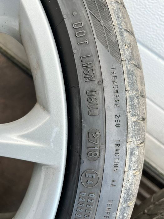 Vând Jante  plus anvelope 18 inch BMW  Seria 1,3,4 (F20,21, 30,32,36