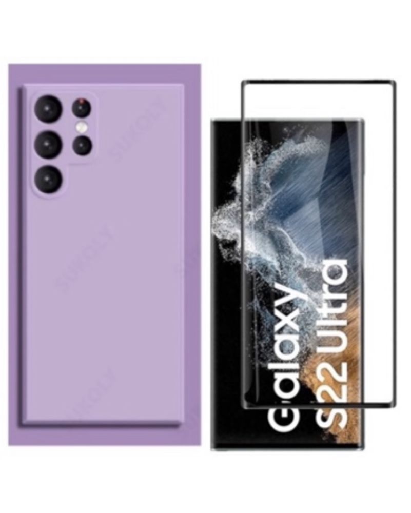 Samsung S22/S23/S24/S25 Plus Ultra Husa X LEVEL +Folie Sticla Onyx
