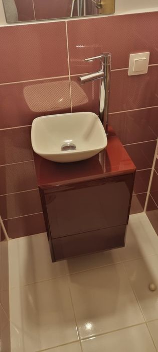 Dulap de baie cu lavoar din MDF