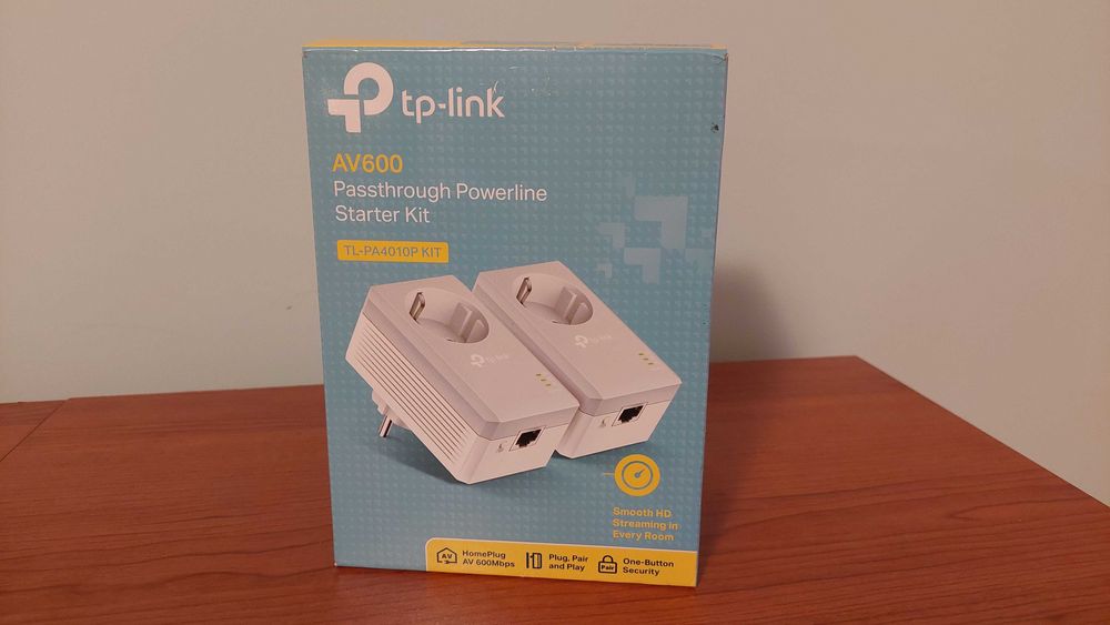 Powerline адаптери TP-Link TL-PA4010P - 3 комплекта