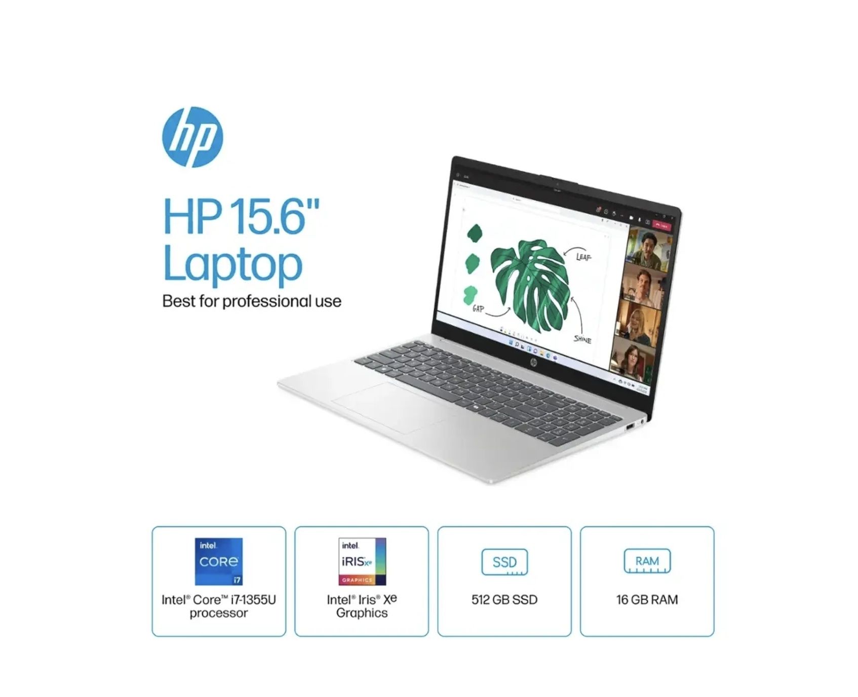 Продавам чисто нов лаптоп HP с процесор Core i7 touch screen