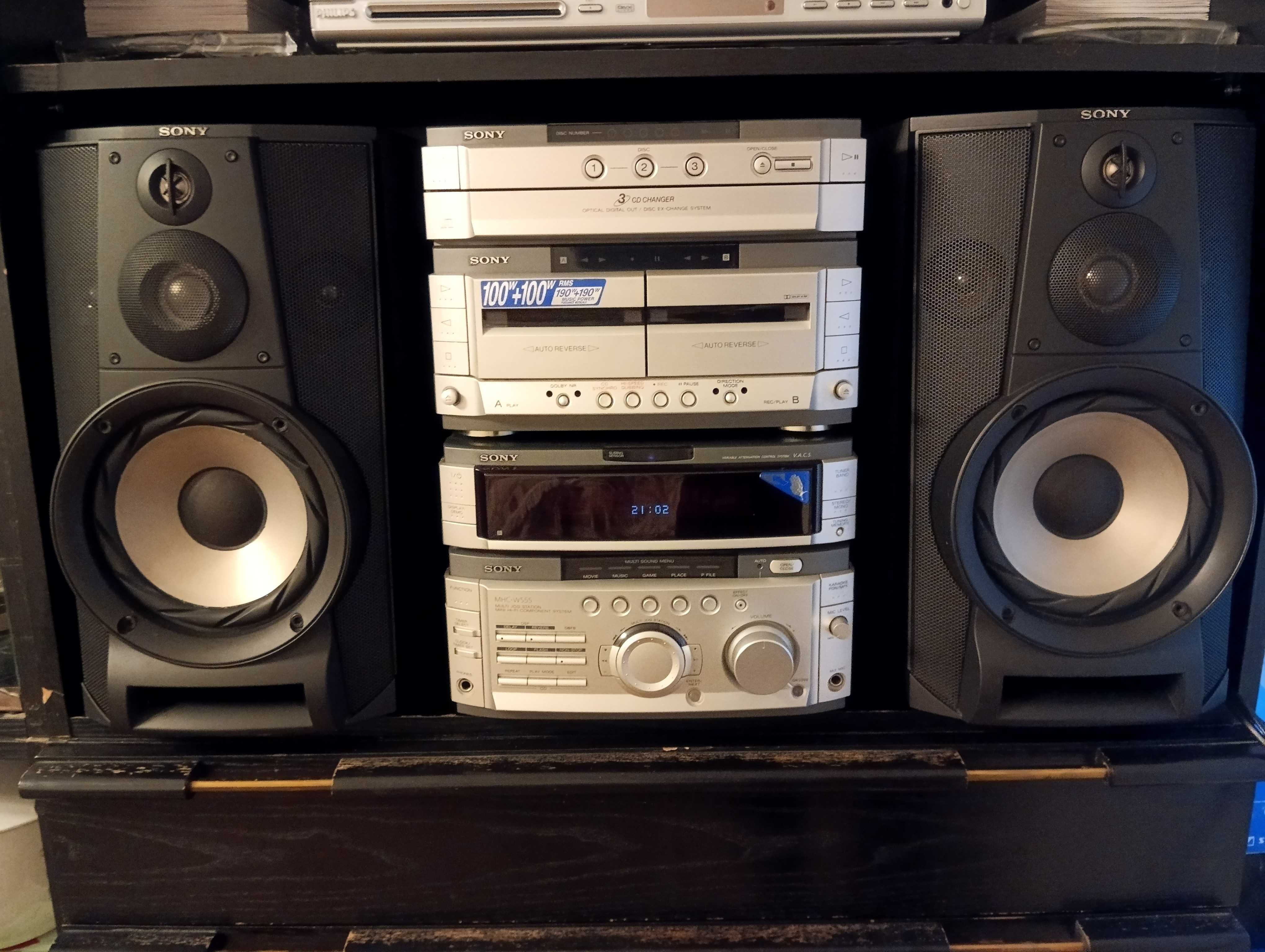 Музыкальный центр Sony W 555, NXM 3