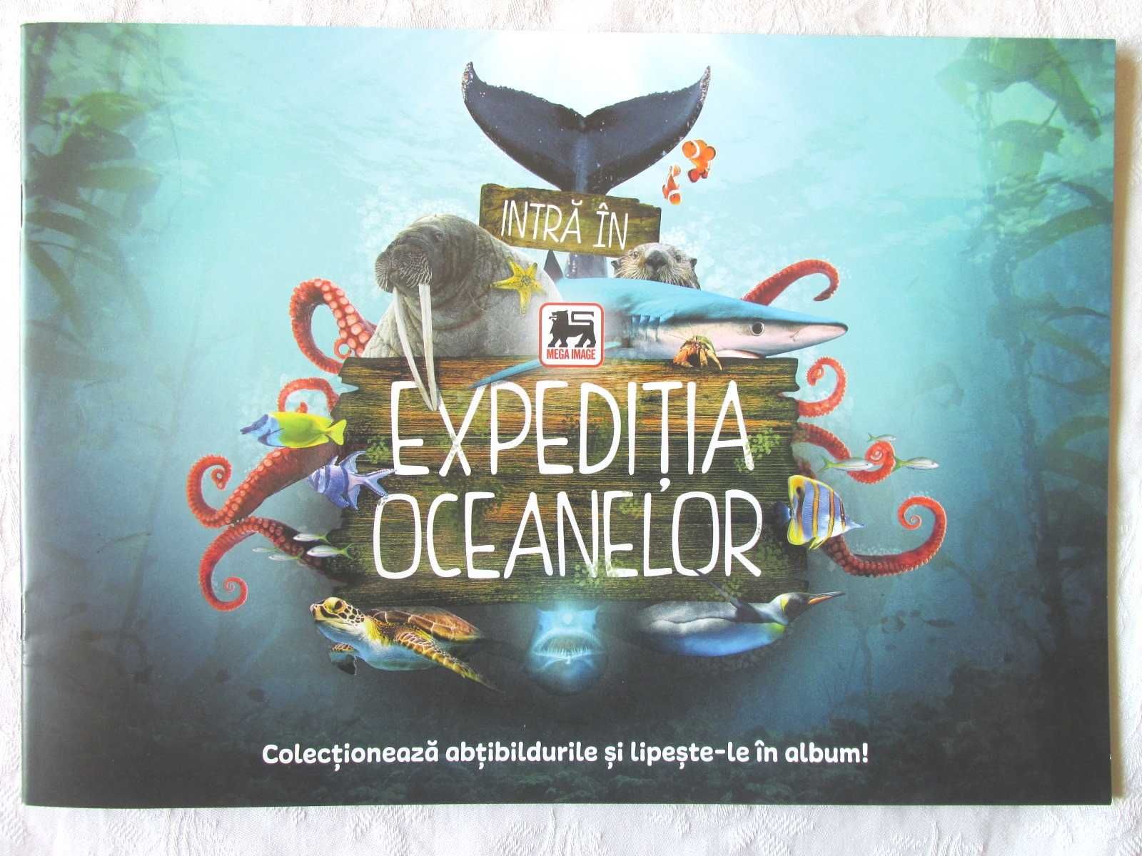 Expeditia Oceanelor: Album+102 abtibilduri+Surpriza! Optional tatuaje