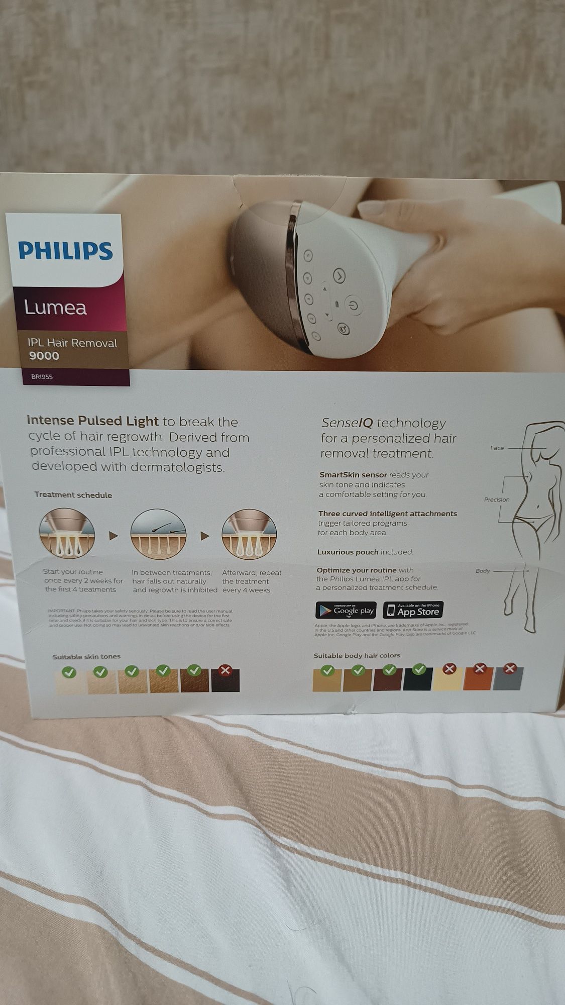 Фотоепилатор PHILIPS LUMEA BRI955/00