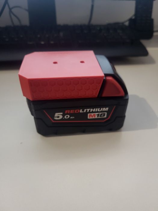 Suport baterie milwaukee M18