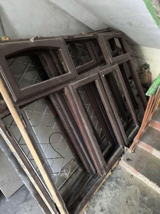 Деревянные окна в хорошем состоянии