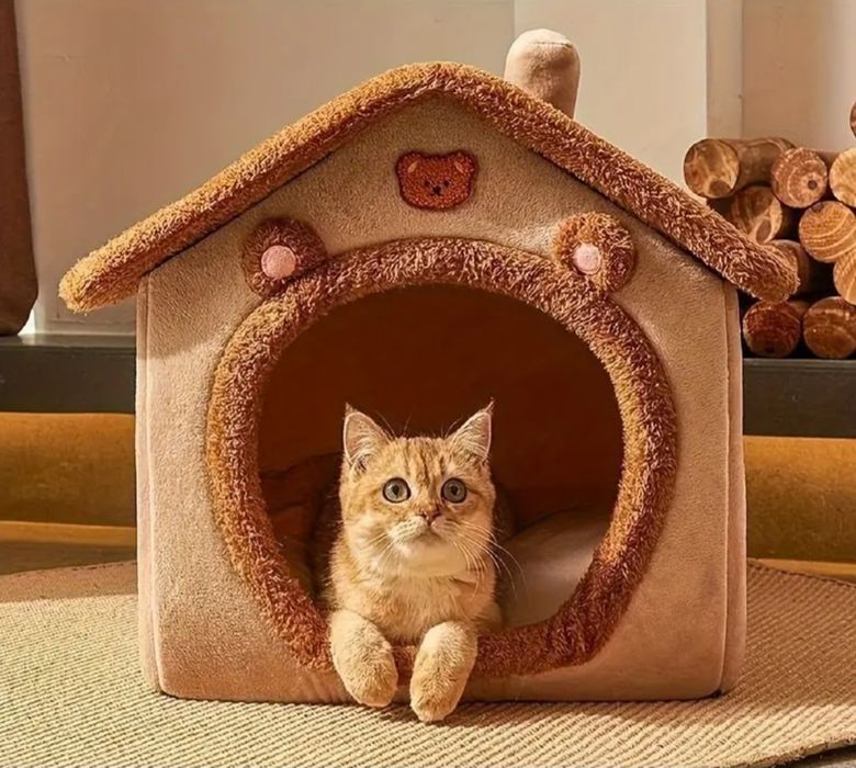 Уютна котешка къща