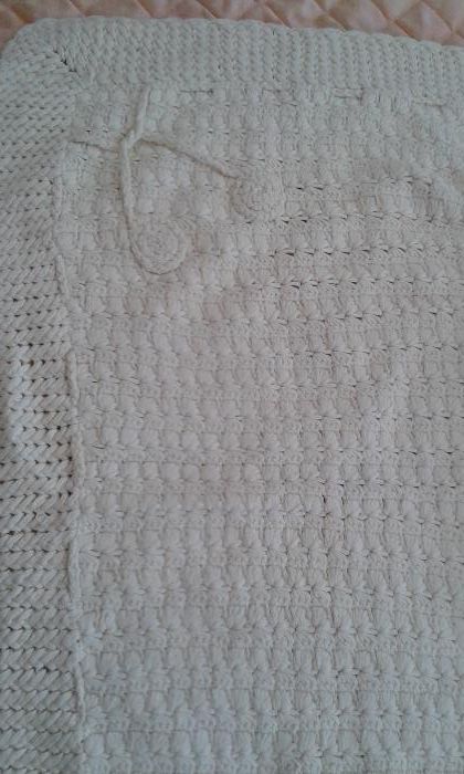 Бебешко одеало ръчно плетено