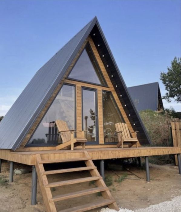 Vindem cabane din lemn tip A