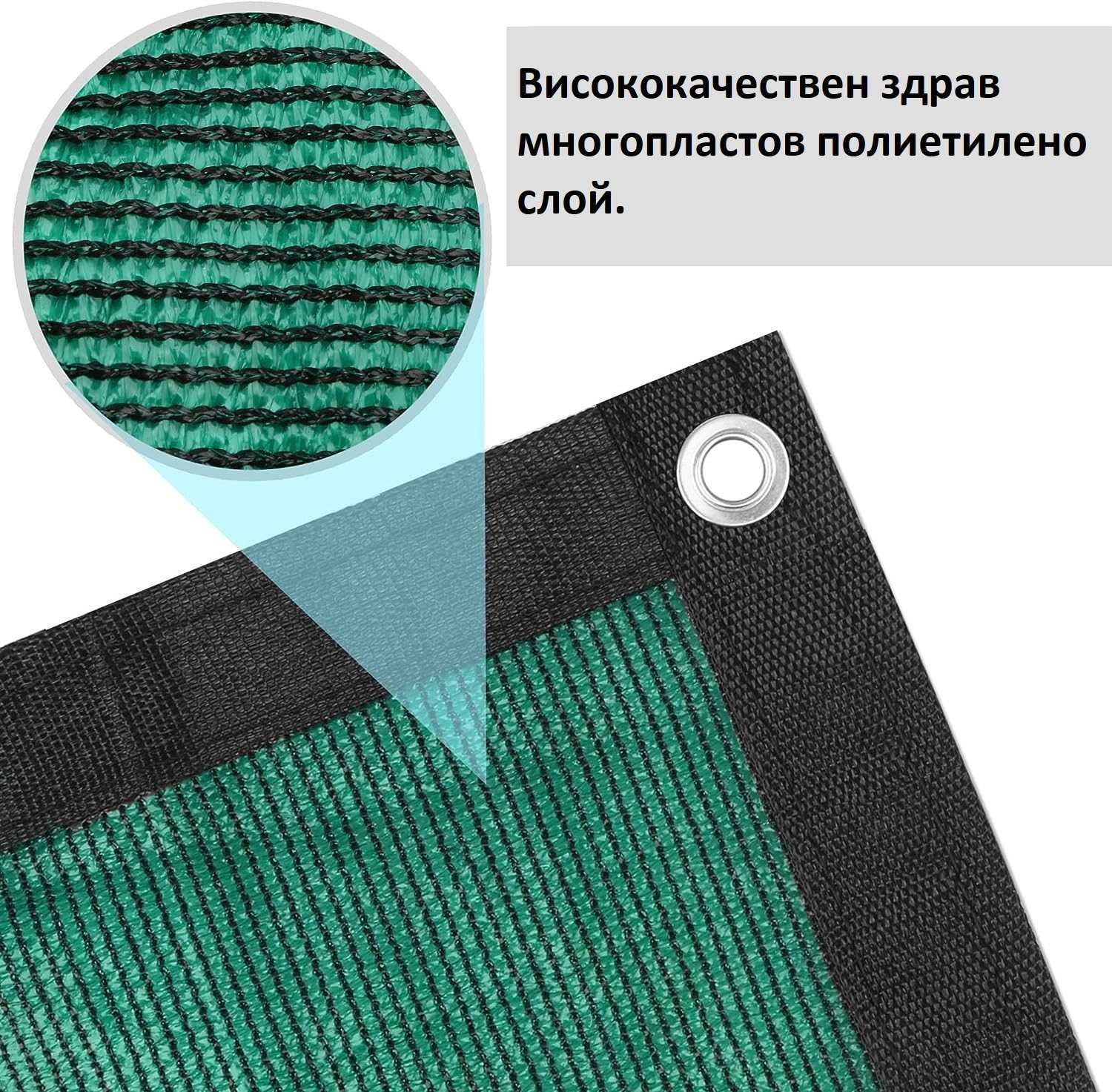 Зелено пано, мрежа за ограда тип параван 185х500см