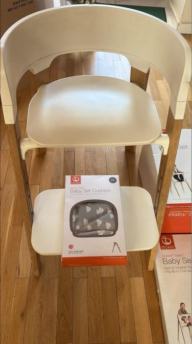 Vand scaun de masa Stokke Steps - set complet