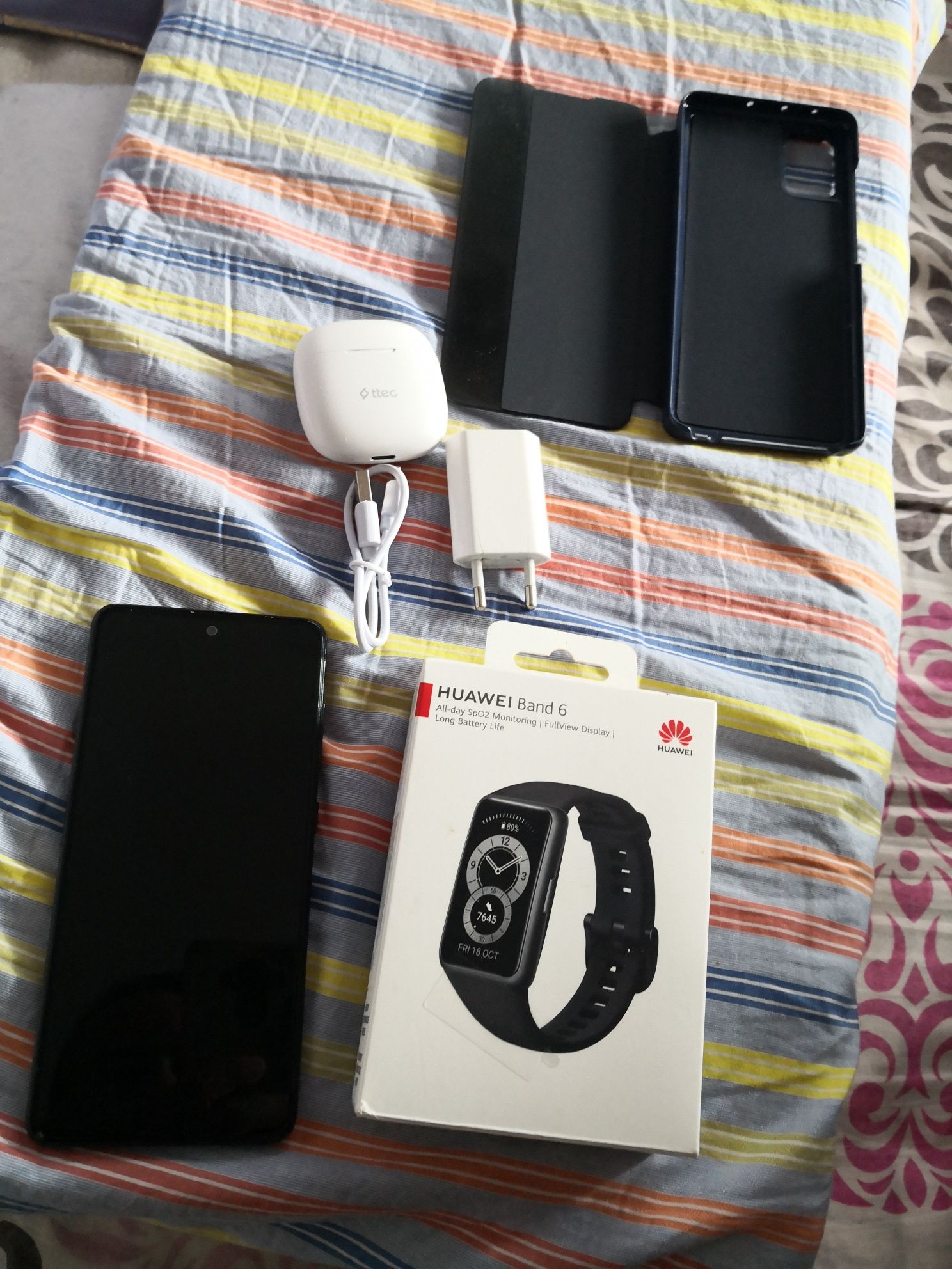 Samsung a51 128g часовник и слушалки
