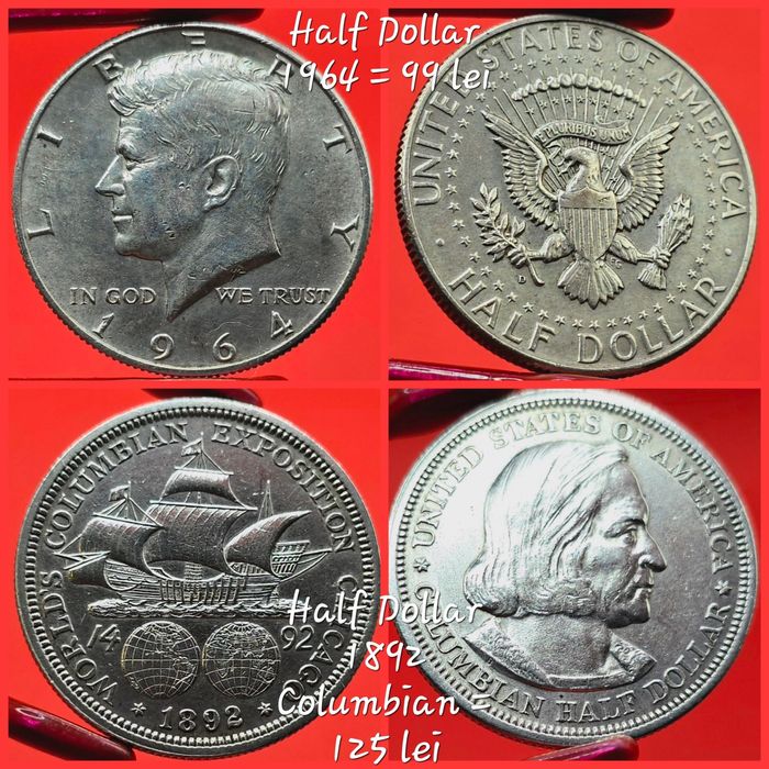 SUA Vechi Morgan Peace Dollar monede argint 90%