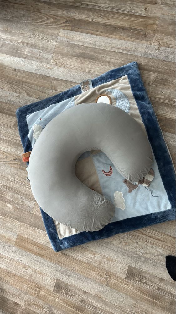 LEN IKEA поддържаща възглавница за бебе и постелка за игра