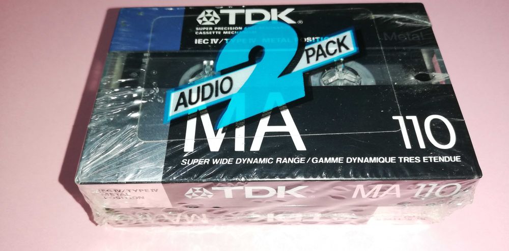 Аудио Касетка, касетки - AUDIO 2 PACK - TDK MA 110, Type IV