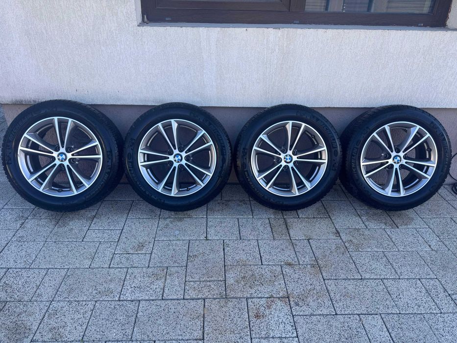 Jante Originale BMW seria 5 G30/G31 R 17 cu anvelope de iarna Michelin