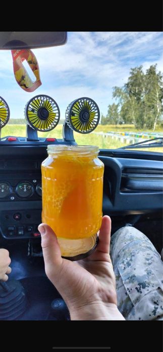 Вкусный, свежий, сочный мёд с пасеки. На зиму самое-то для организма!!