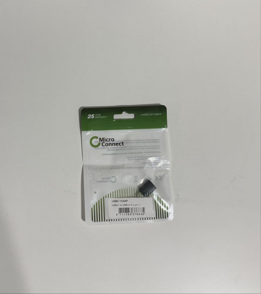 Бренд «MicroConnect»: USB-C to USB A 3.2 Gen 2 Адаптер