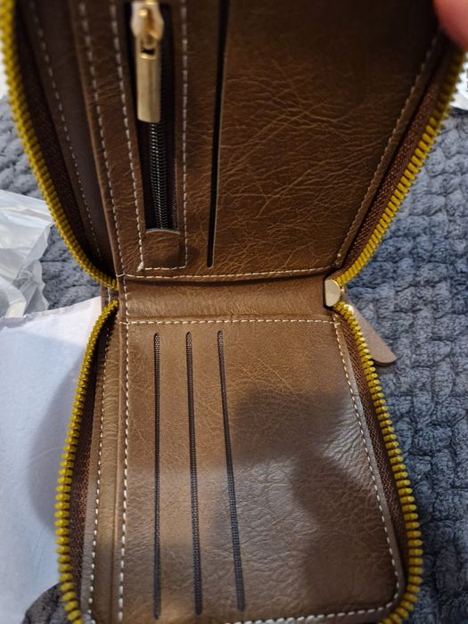 Portofel maro piele ecologica