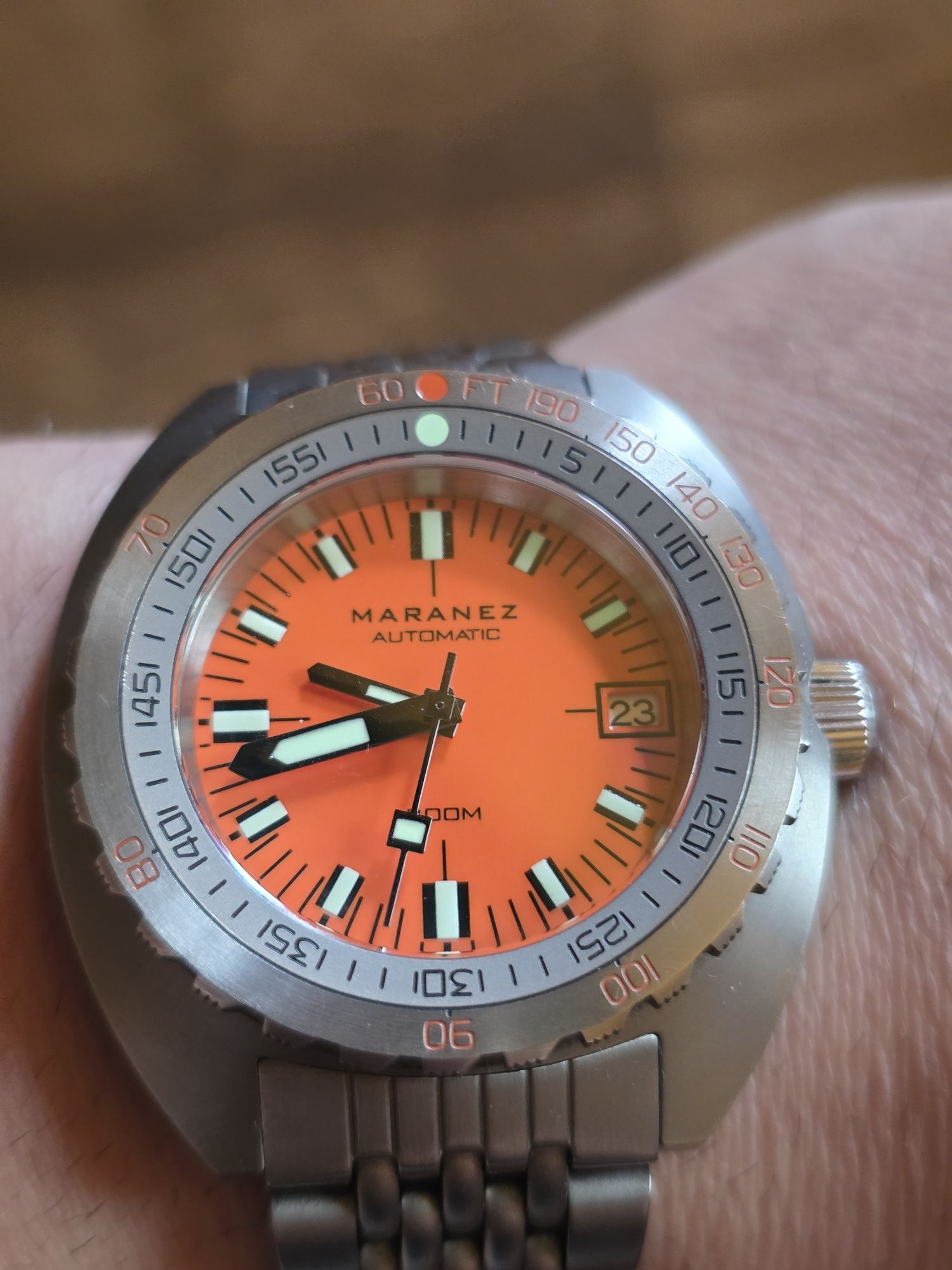 Maranez Samui  Titanium Orange Dial