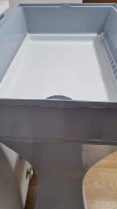 Colivie albastră cu suport pentru păsări Imac Calla, dim 66x43x77 cm