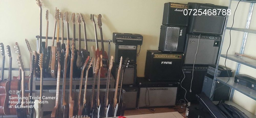 chitara electrica ibanez  fender squier combo chit marshall roland vox